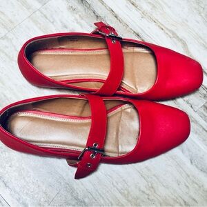 DV by Dolce Vita Red Mary Jane Flats